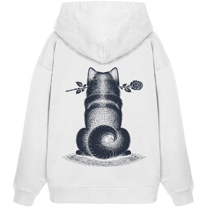 Silent Loyalty - American Akita - Organic Oversize Hoodie