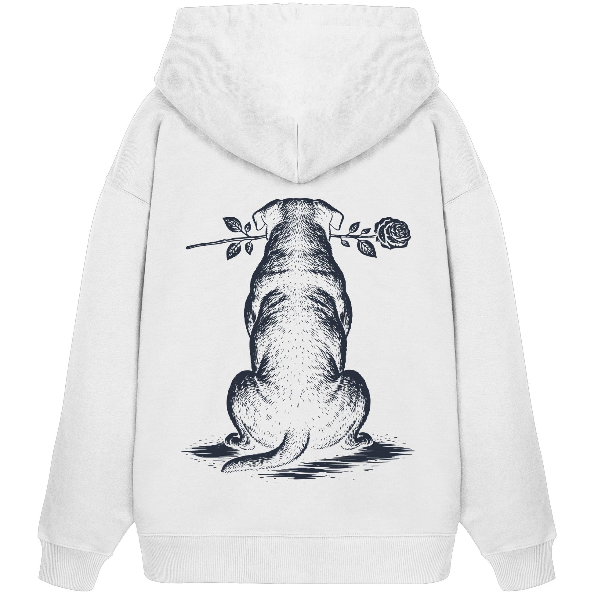 Silent Loyalty - Bordeauxdogge - Organic Oversize Hoodie