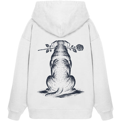Silent Loyalty - Bordeauxdogge - Organic Oversize Hoodie