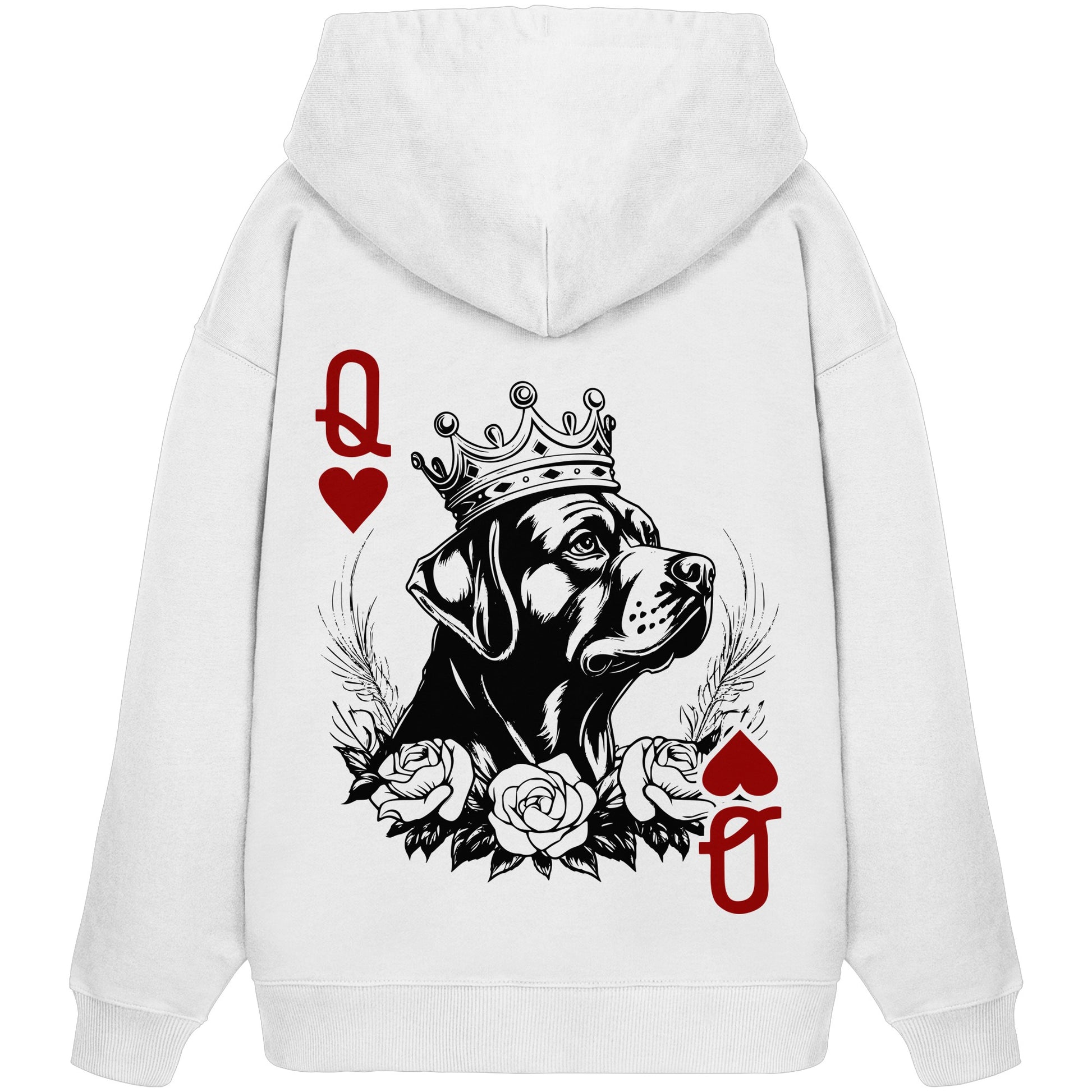 Herzkönigin Rottweiler - Organic Oversize Hoodie