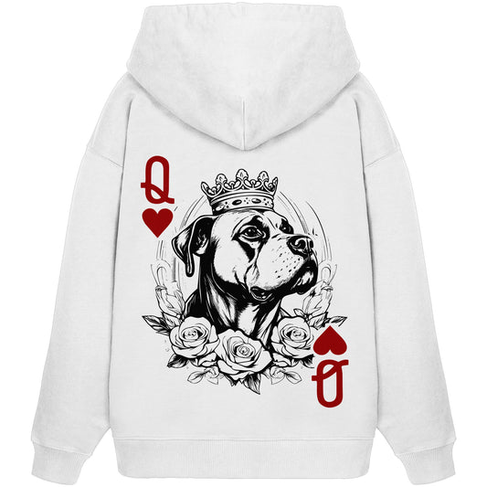 Herzkönigin American Staffordshire Terrier - Organic Oversize Hoodie