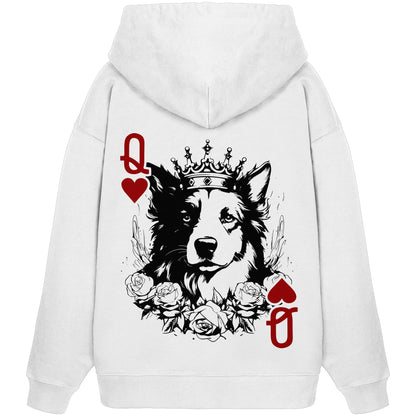 Herzkönigin Border Collie - Organic Oversize Hoodie