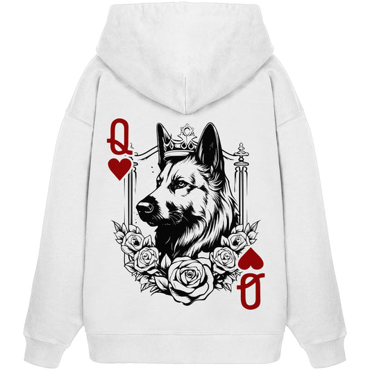 Herzkönigin Altdeutscher Schäferhund - Organic Oversize Hoodie