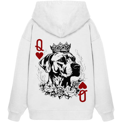 Herzkönigin Rhodesian Ridgeback - Organic Oversize Hoodie