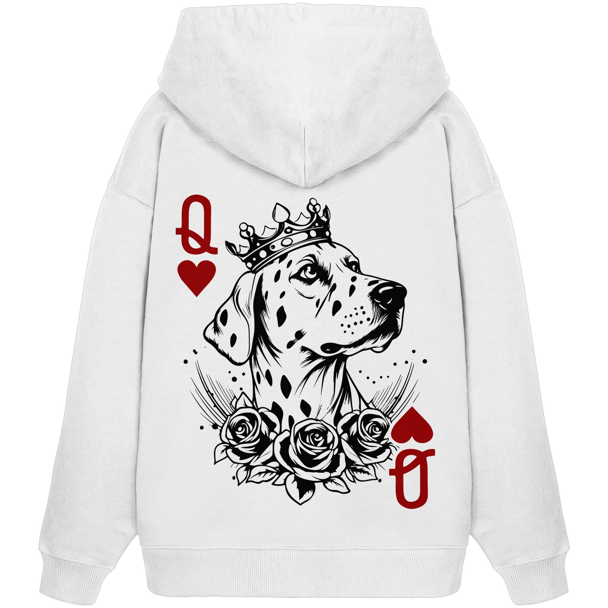Herzkönigin Dalmatiner - Organic Oversize Hoodie