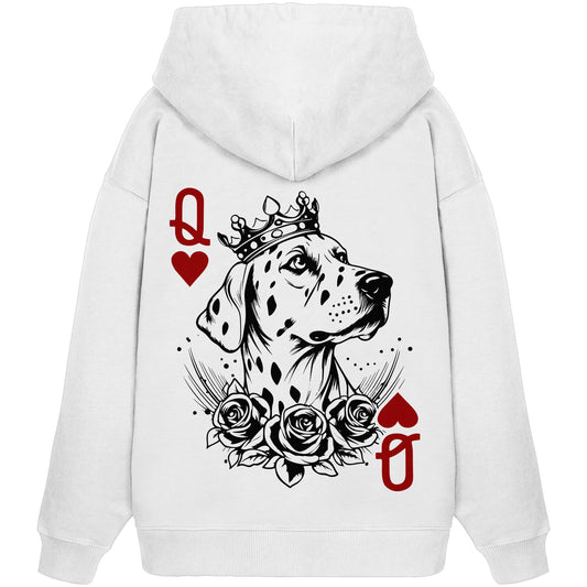 Herzkönigin Dalmatiner - Organic Oversize Hoodie