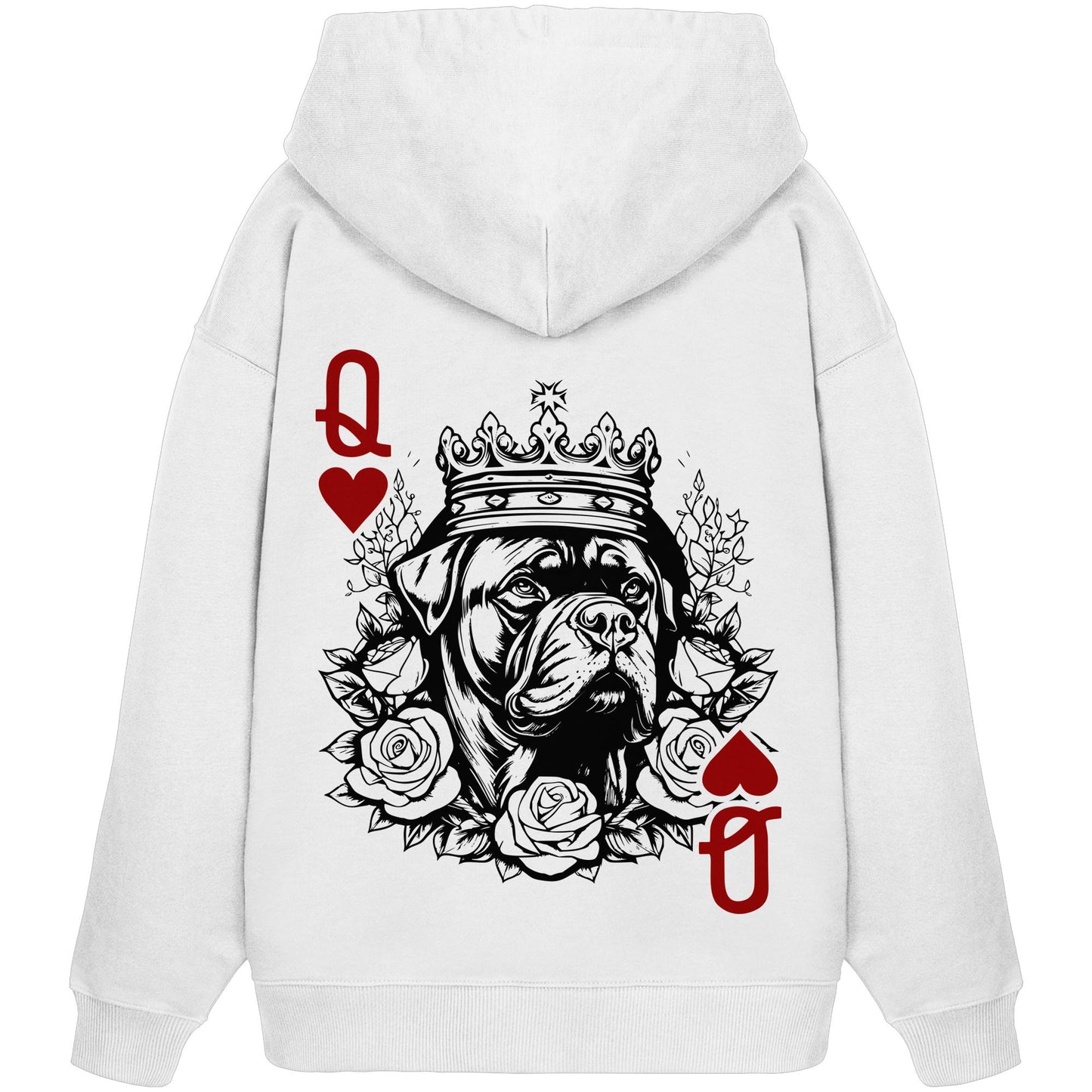 Herzkönigin Bordeauxdogge - Organic Oversize Hoodie