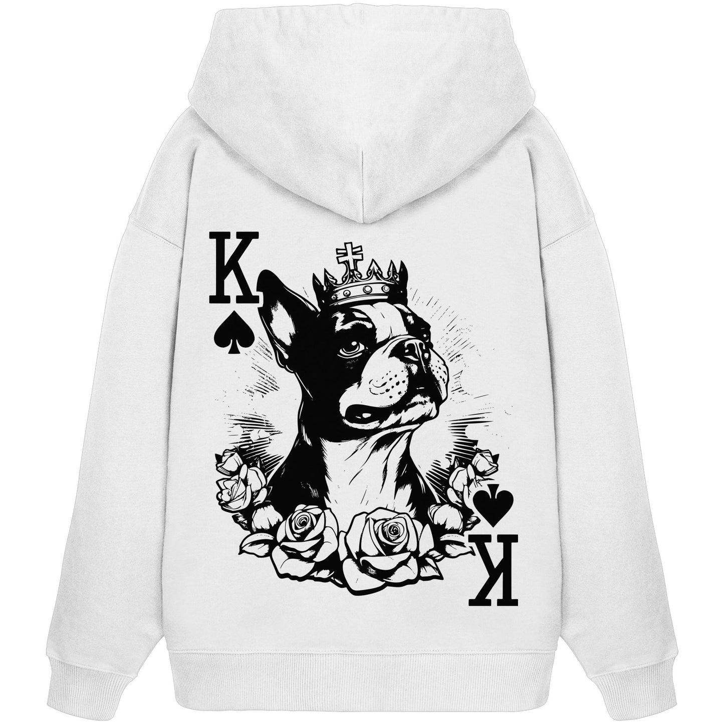 Pikkönig Boston Terrier - Organic Oversize Hoodie