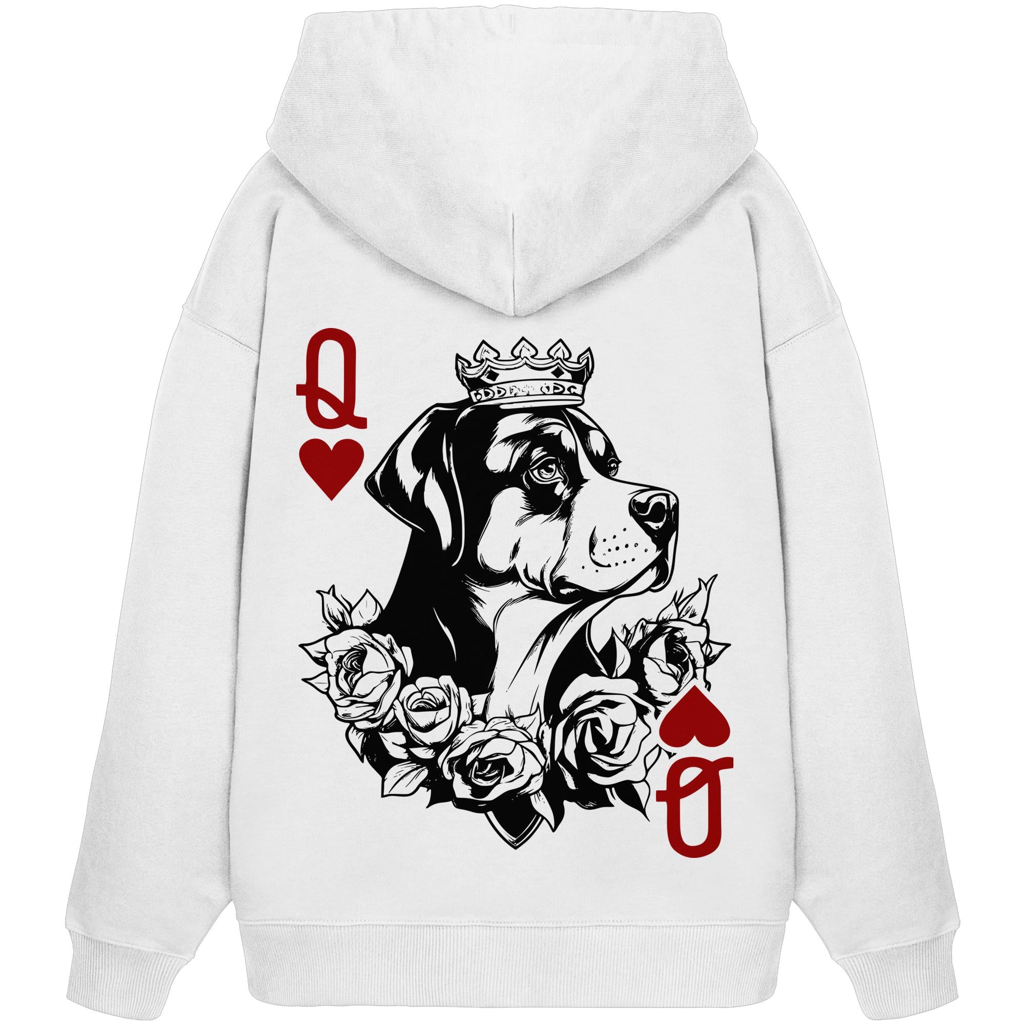 Herzkönigin Großer Schweizer Sennenhund - Organic Oversize Hoodie