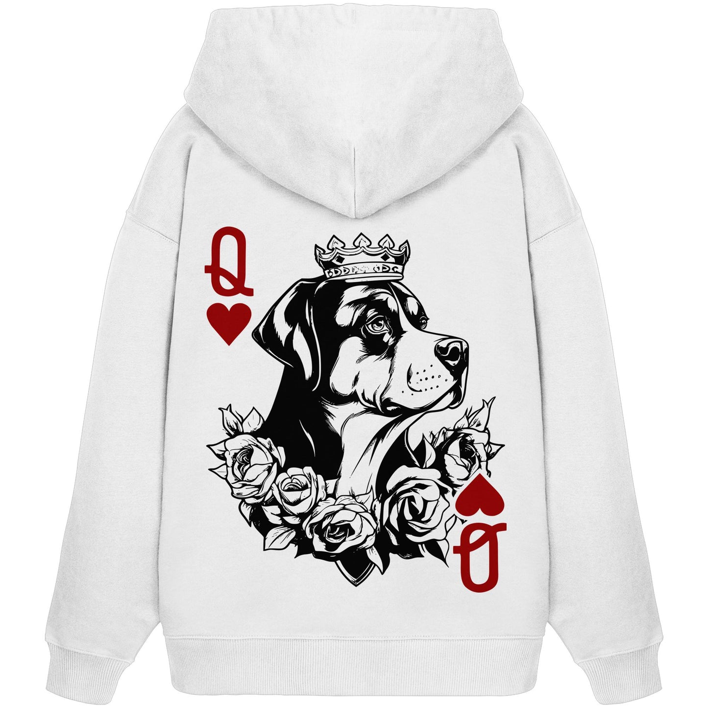 Herzkönigin Großer Schweizer Sennenhund - Organic Oversize Hoodie