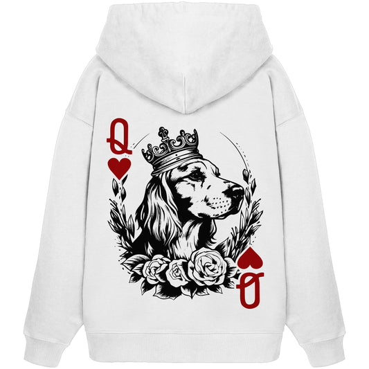Herzkönigin Cocker Spaniel - Organic Oversize Hoodie