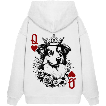 Herzkönigin Australian Shepherd - Organic Oversize Hoodie