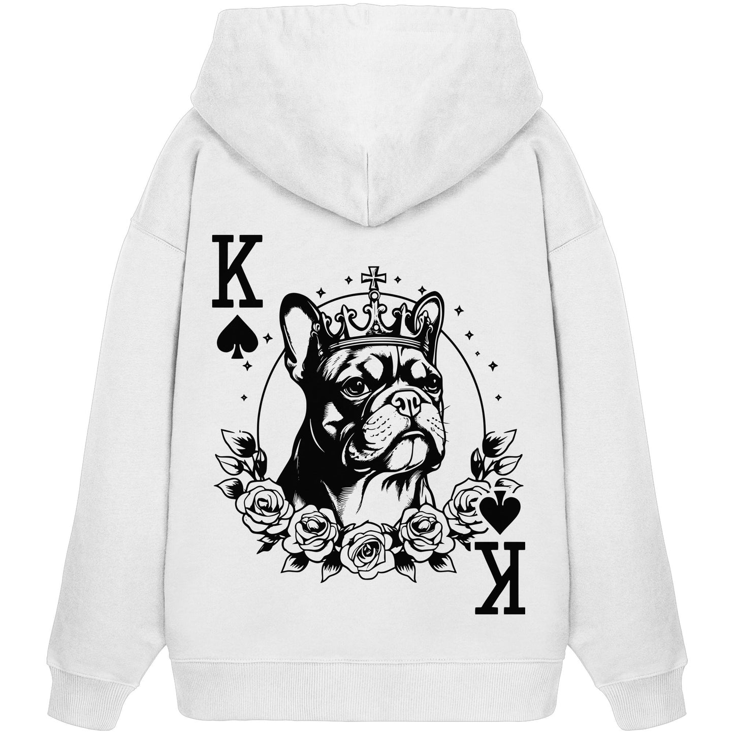 Pikkönig Französische Bulldogge - Organic Oversize Hoodie
