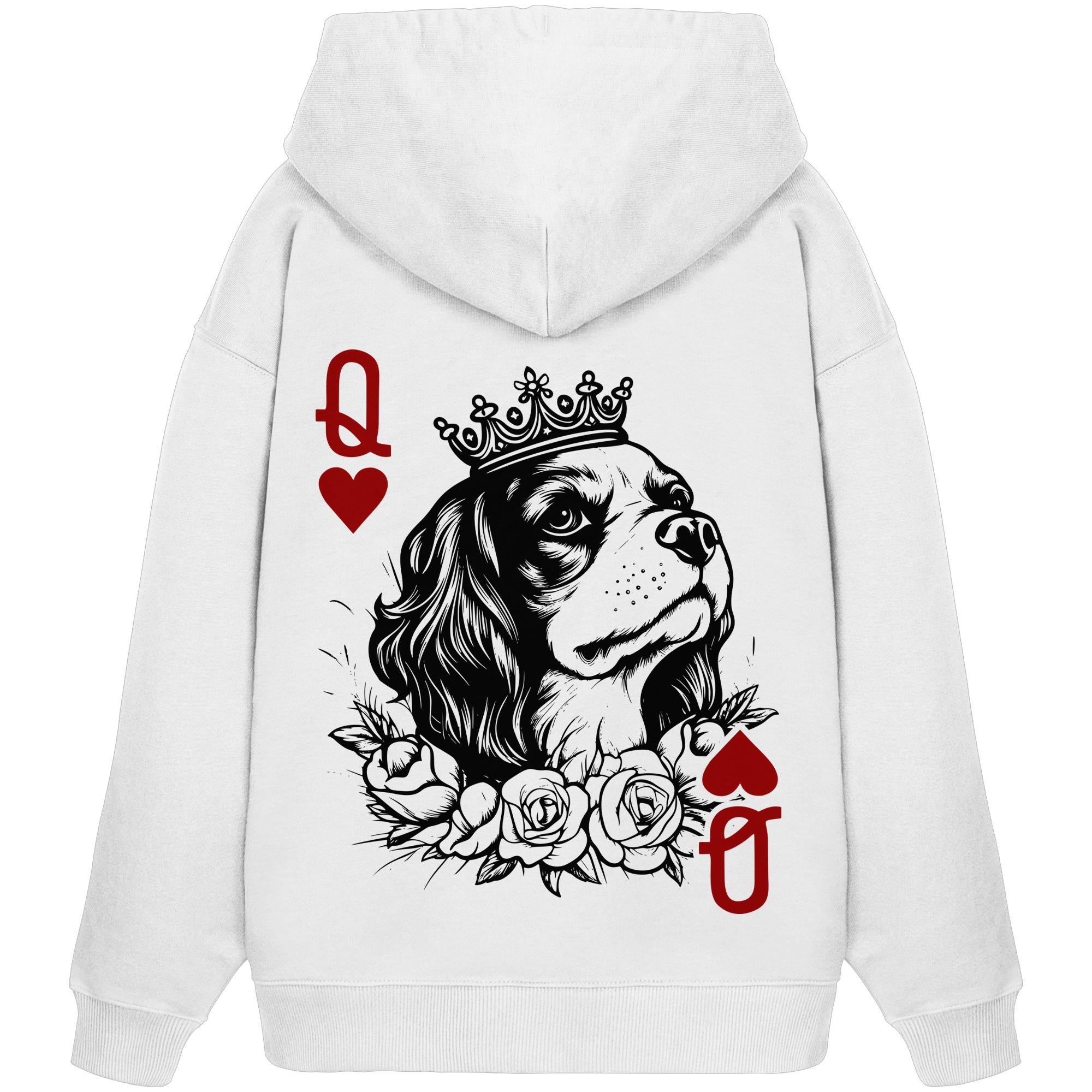 Herzkönigin Cavalier King Charles Spaniel - Organic Oversize Hoodie