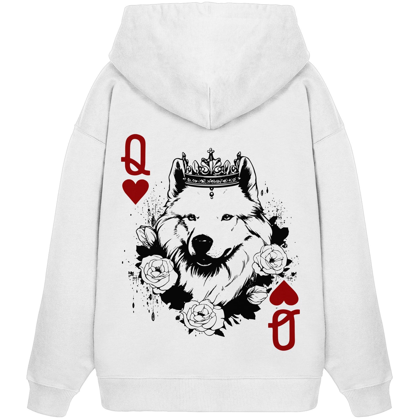 Herzkönigin Samojede - Organic Oversize Hoodie