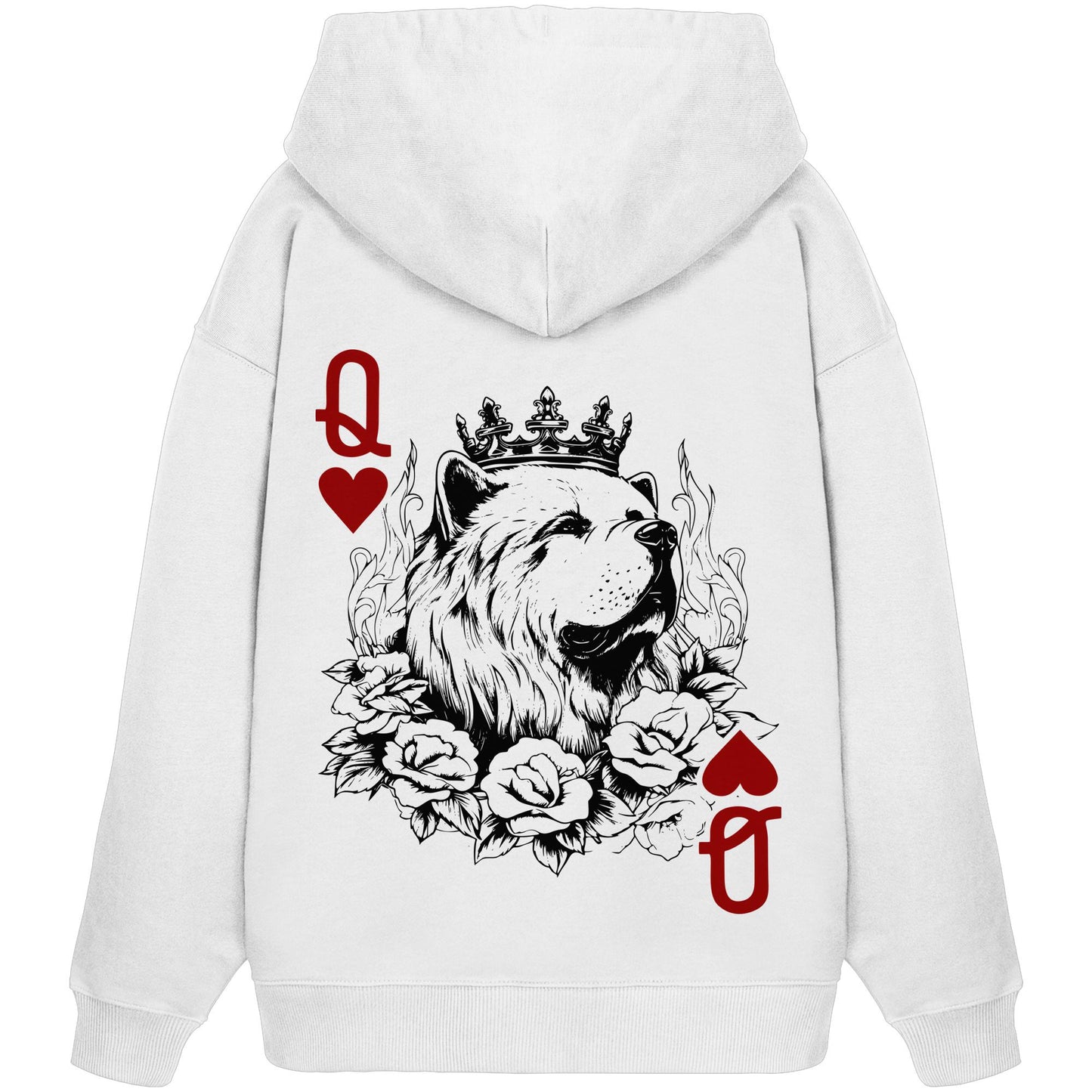 Herzkönigin Chow Chow - Organic Oversize Hoodie