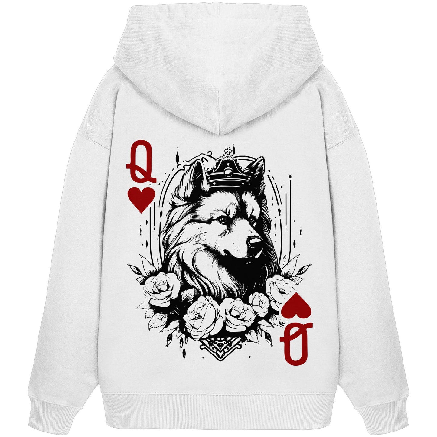 Herzkönigin Wolfsspitz - Organic Oversize Hoodie