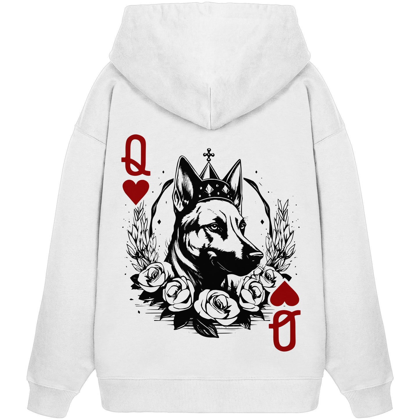 Herzkönigin Malinois - Organic Oversize Hoodie