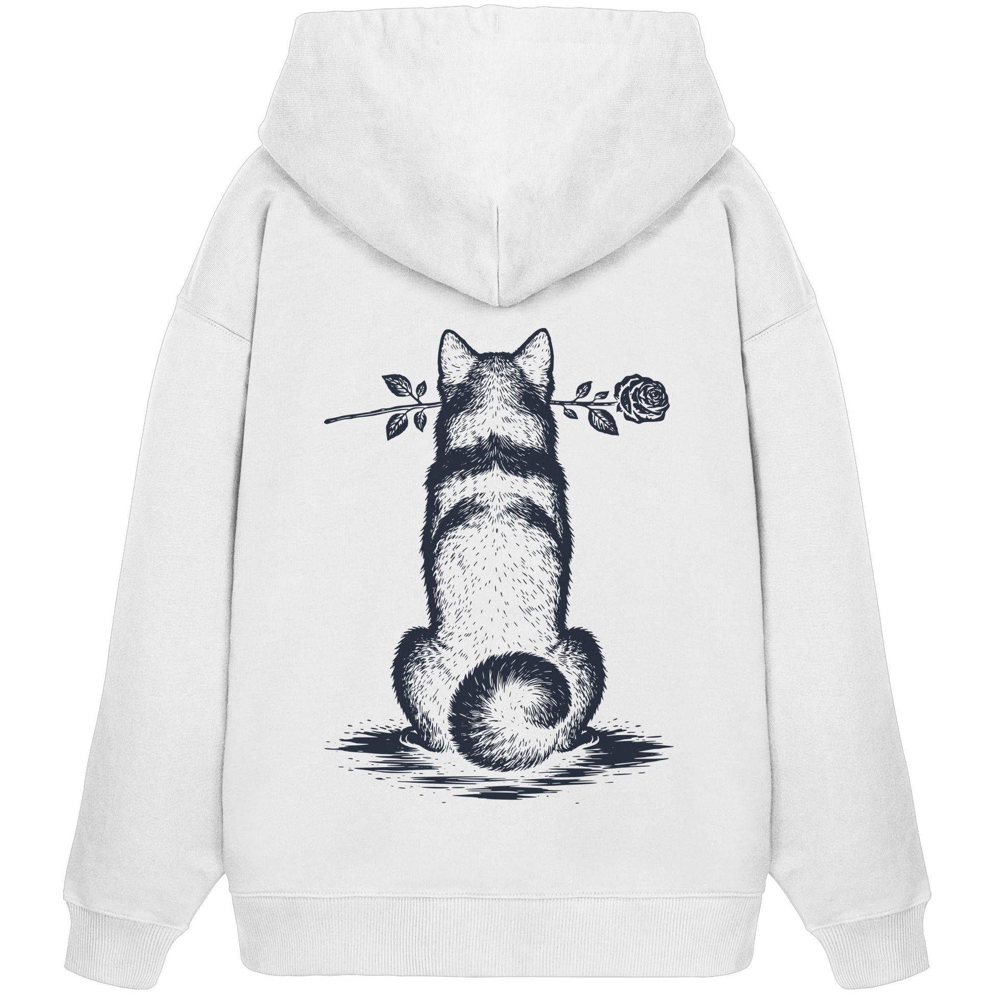 Silent Loyalty - Akita - Organic Oversize Hoodie