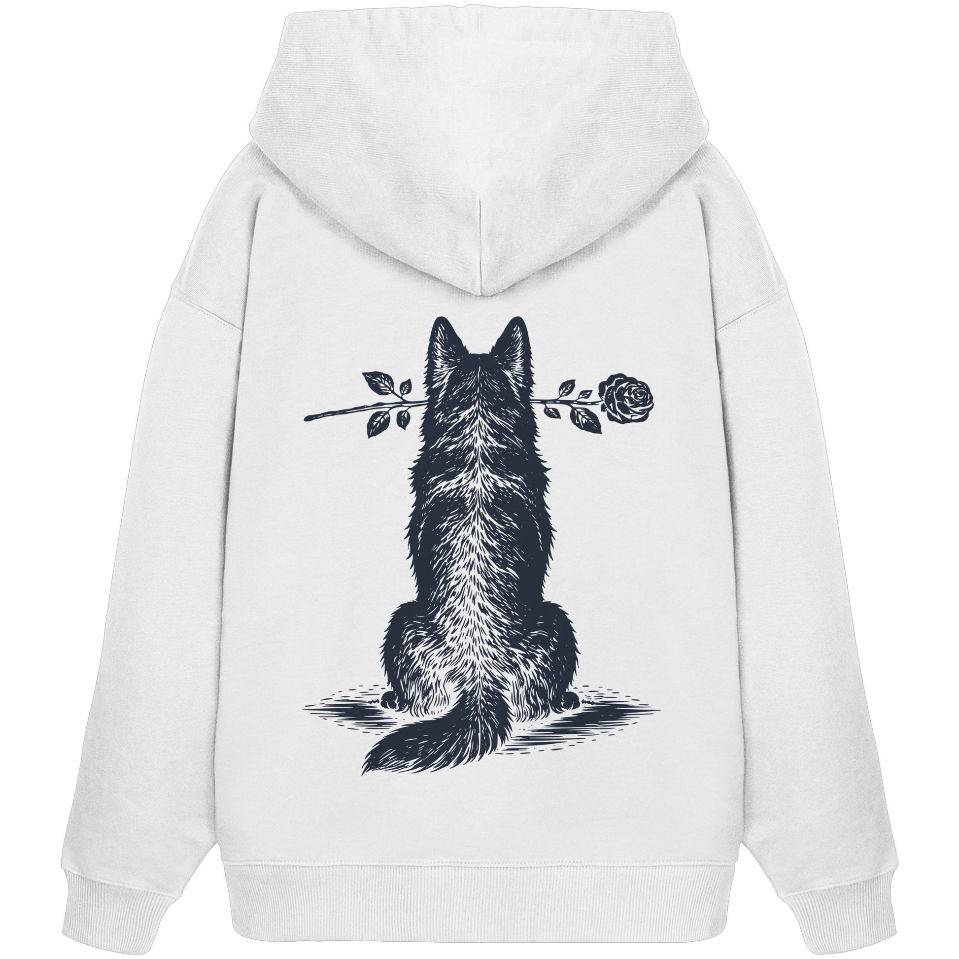 Silent Loyalty - Berger Blanc Suisse - Organic Oversize Hoodie