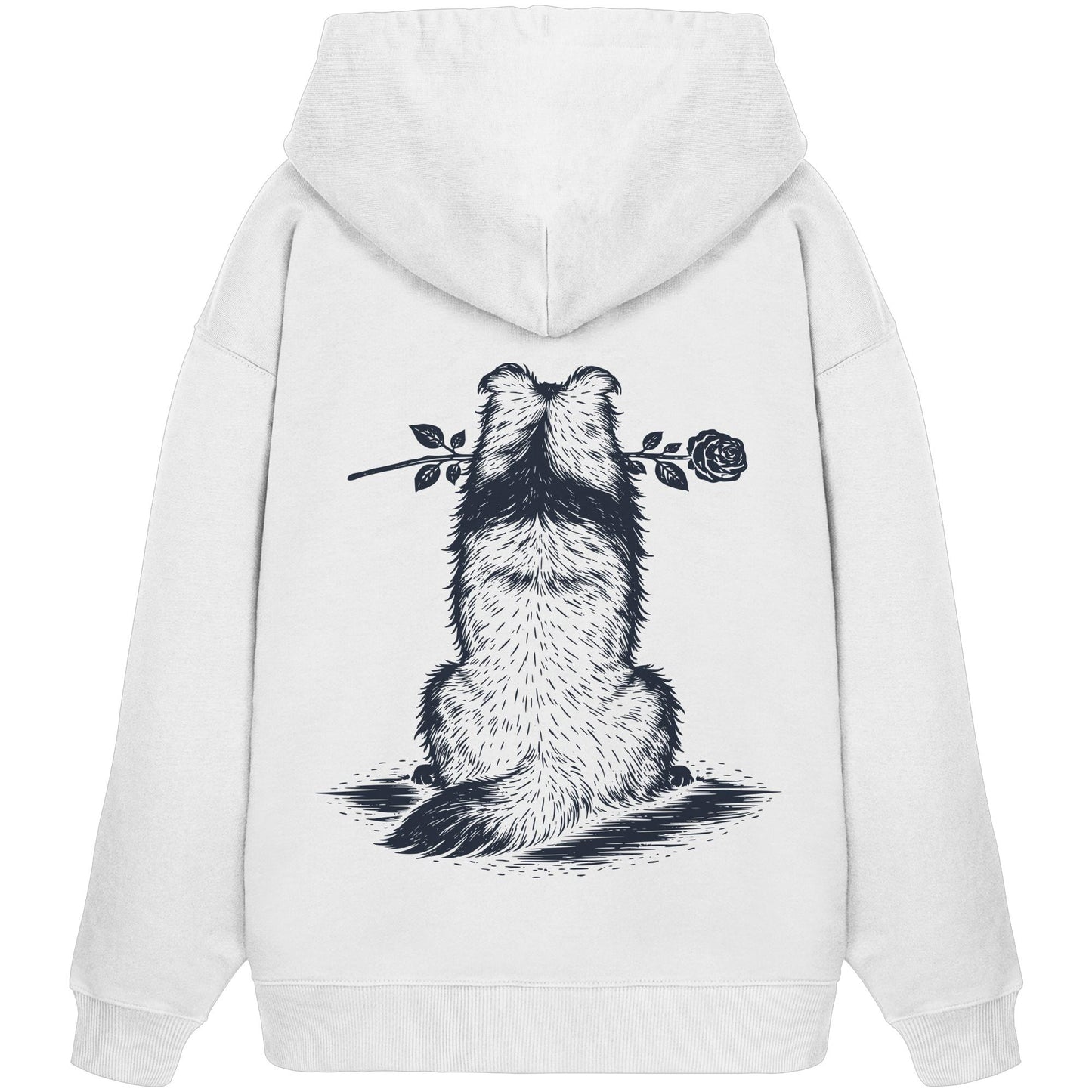 Silent Loyalty - Shetland Sheepdog - Organic Oversize Hoodie