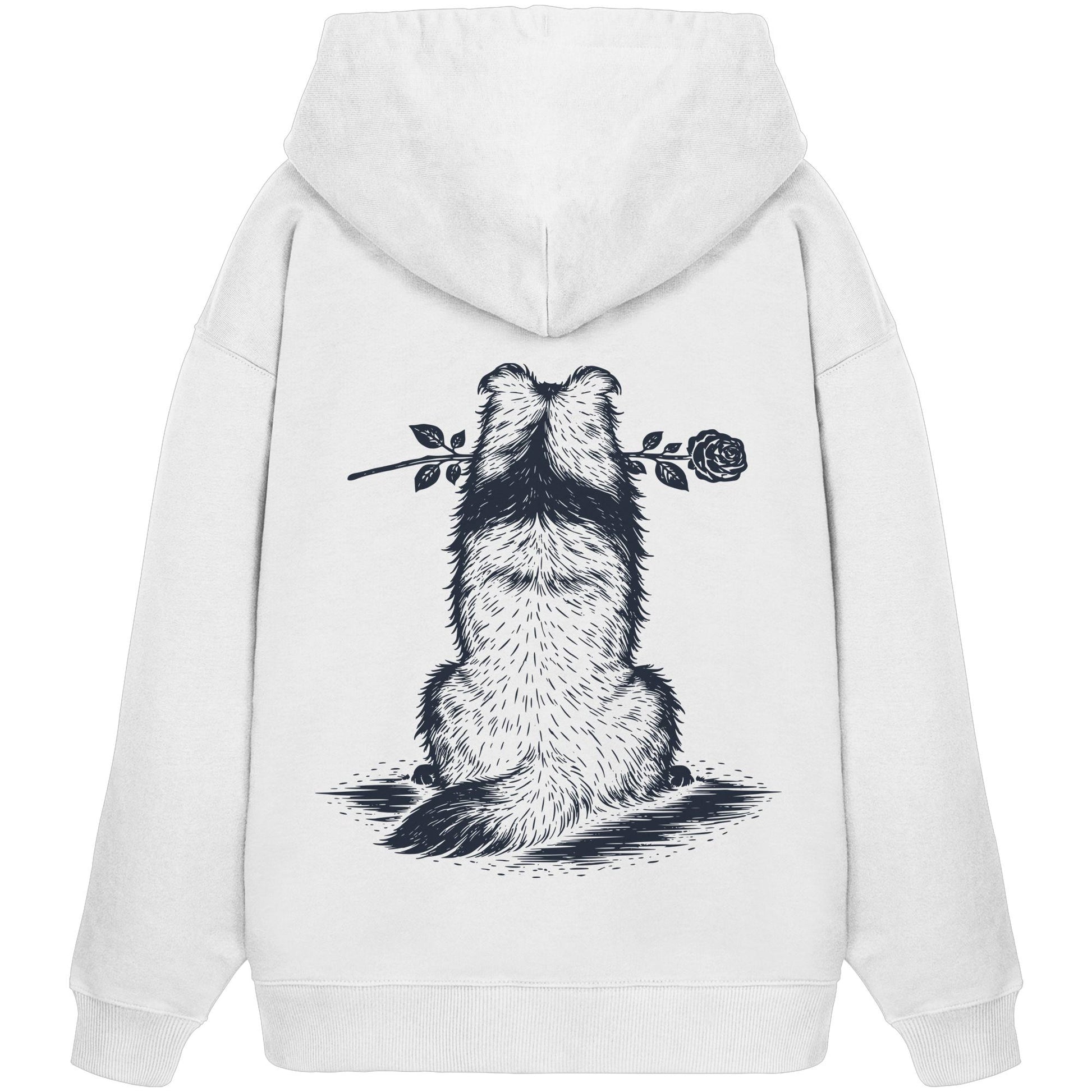 Silent Loyalty - Shetland Sheepdog - Organic Oversize Hoodie