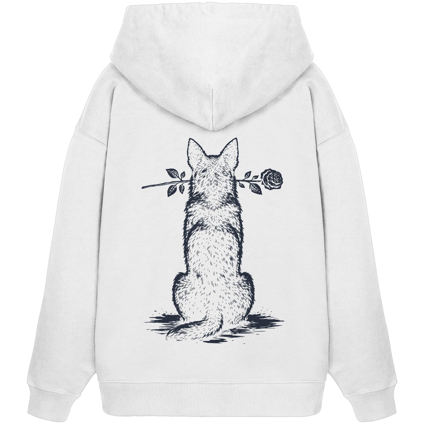 Silent Loyalty - Australian Cattle Dog - Organic Oversize Hoodie