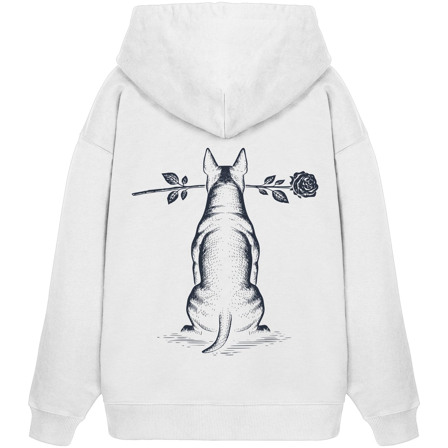 Silent Loyalty - Bullterrier - Organic Oversize Hoodie
