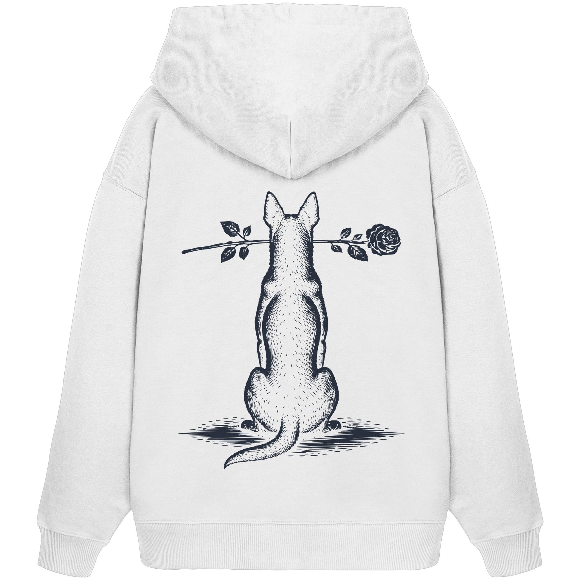 Silent Loyalty - Australian Kelpie - Organic Oversize Hoodie