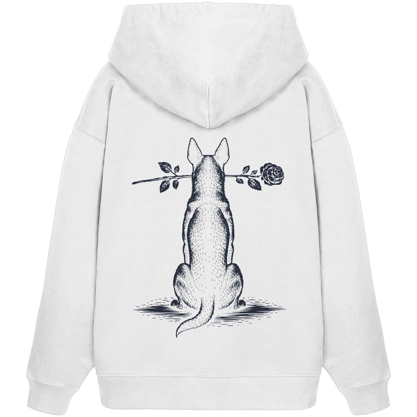 Silent Loyalty - Malinois - Organic Oversize Hoodie
