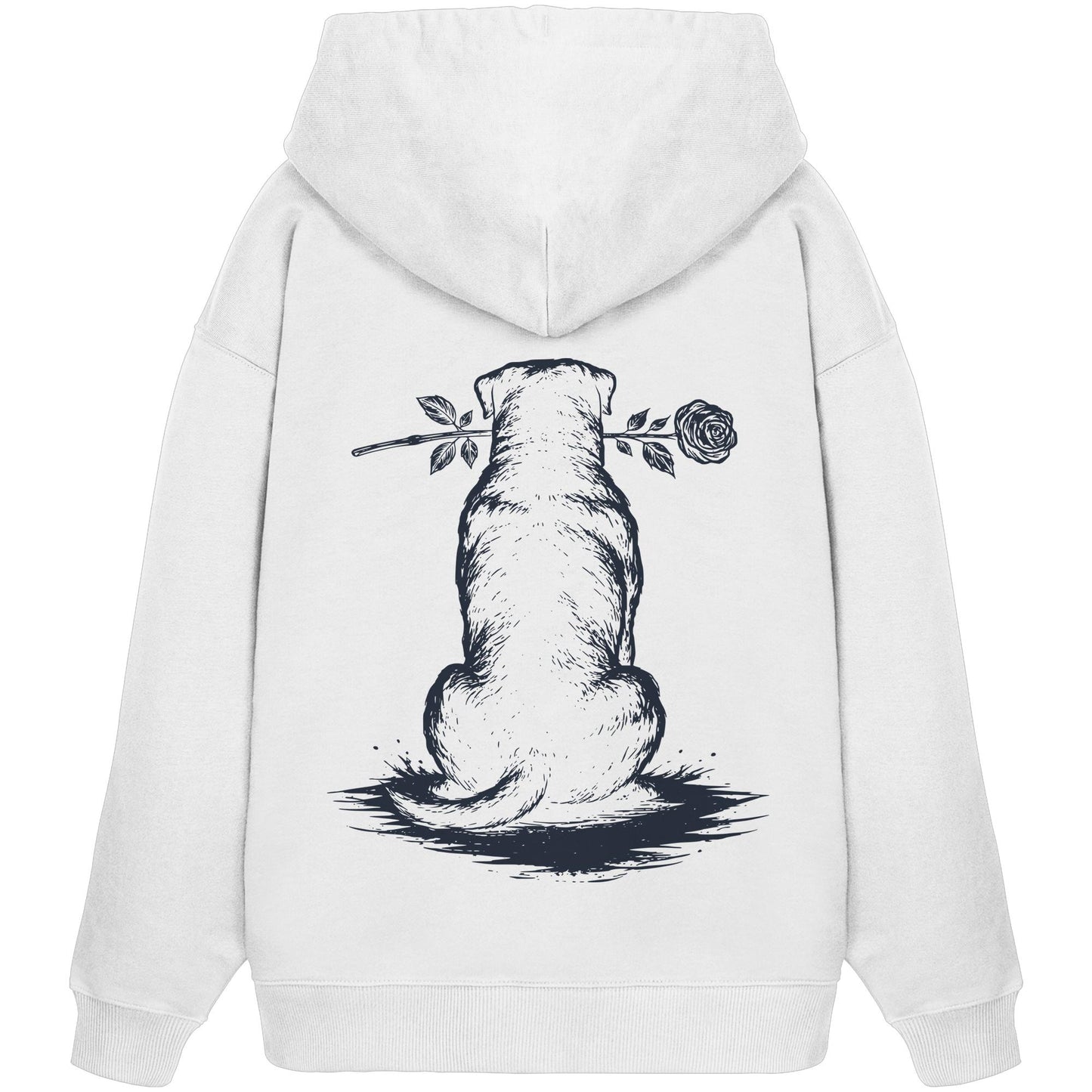 Silent Loyalty - Rottweiler - Organic Oversize Hoodie