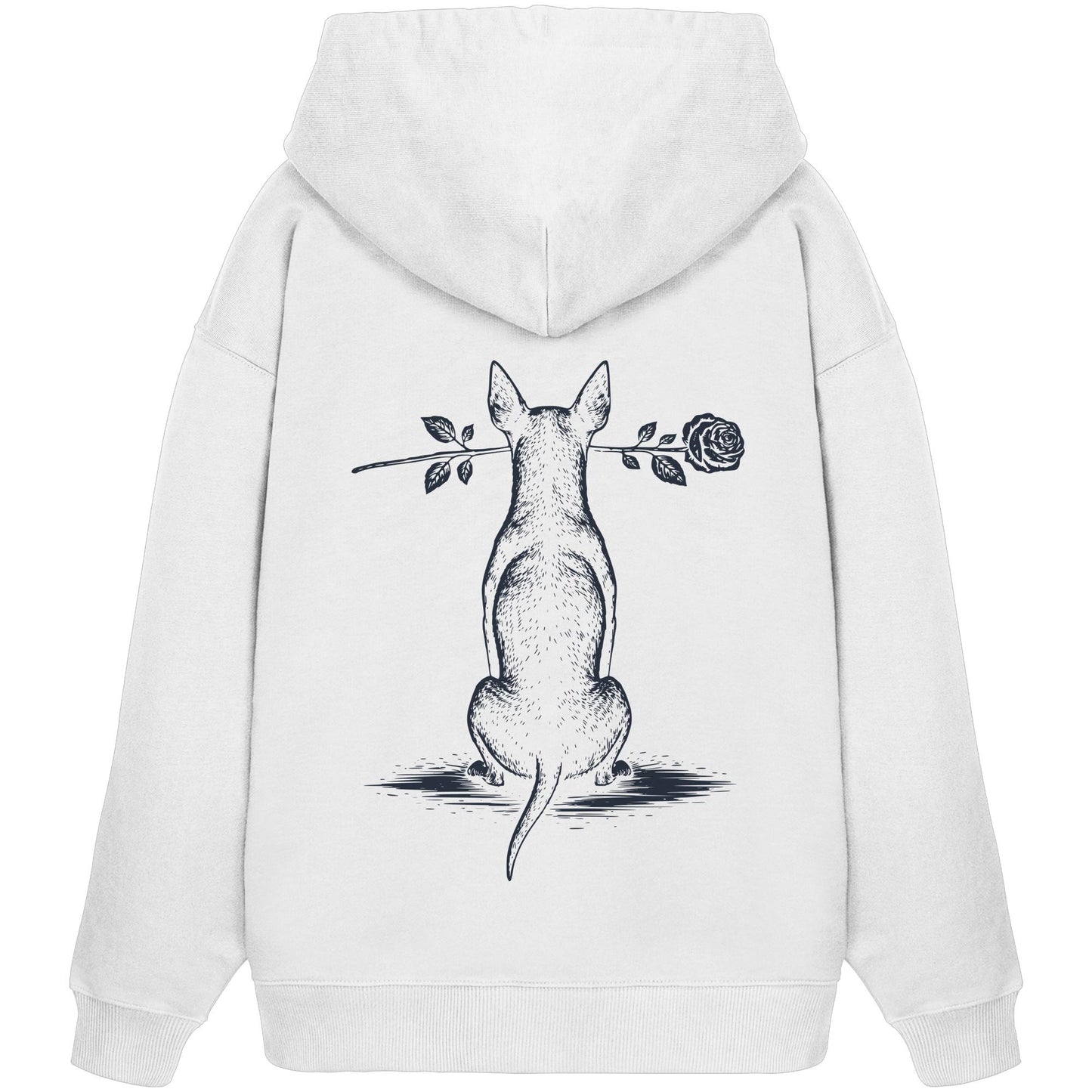 Silent Loyalty - Zwergpinscher - Organic Oversize Hoodie