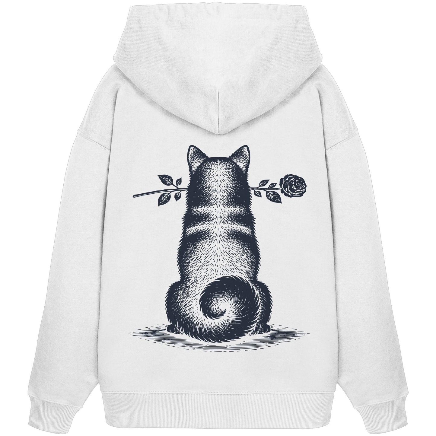 Silent Loyalty - Shiba Inu - Organic Oversize Hoodie
