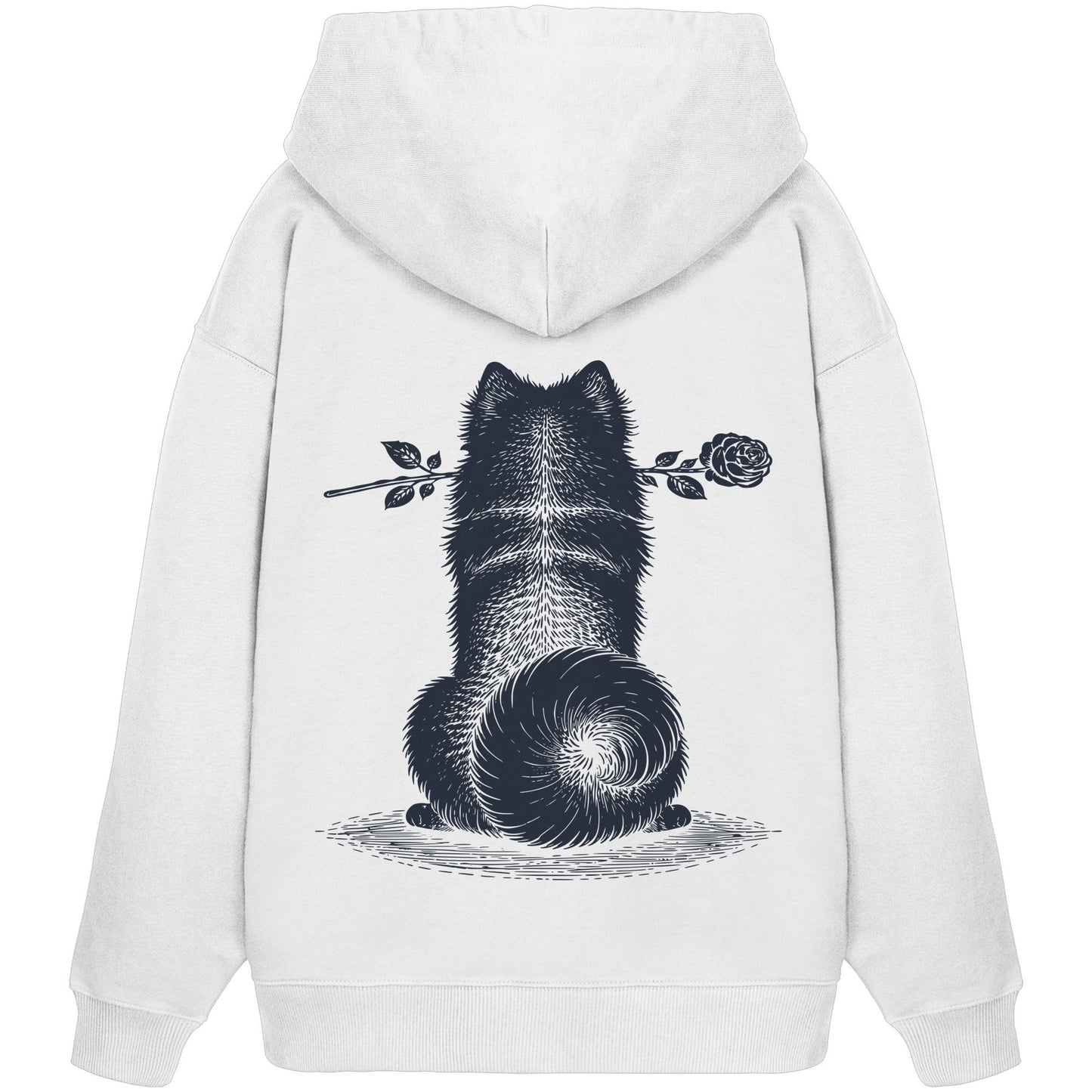 Silent Loyalty - Samojede - Organic Oversize Hoodie