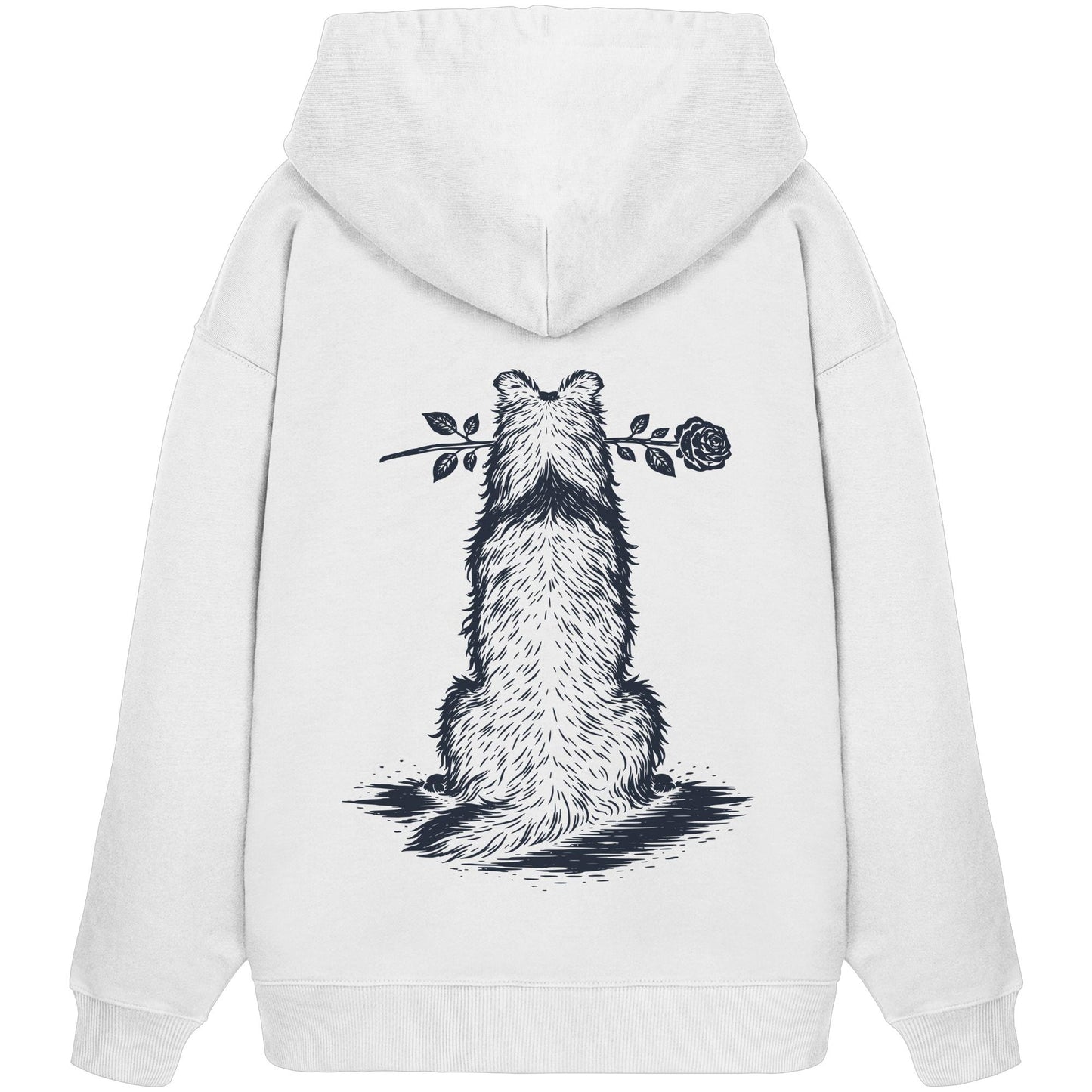 Silent Loyalty - Collie - Organic Oversize Hoodie