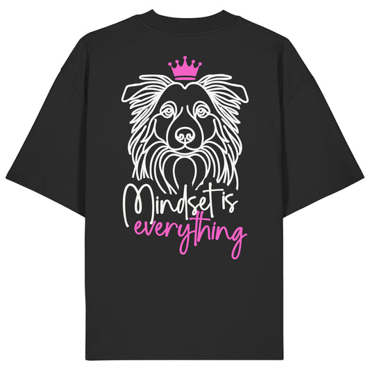 Border Collie - Mindset is everything - Organic Oversize Shirt