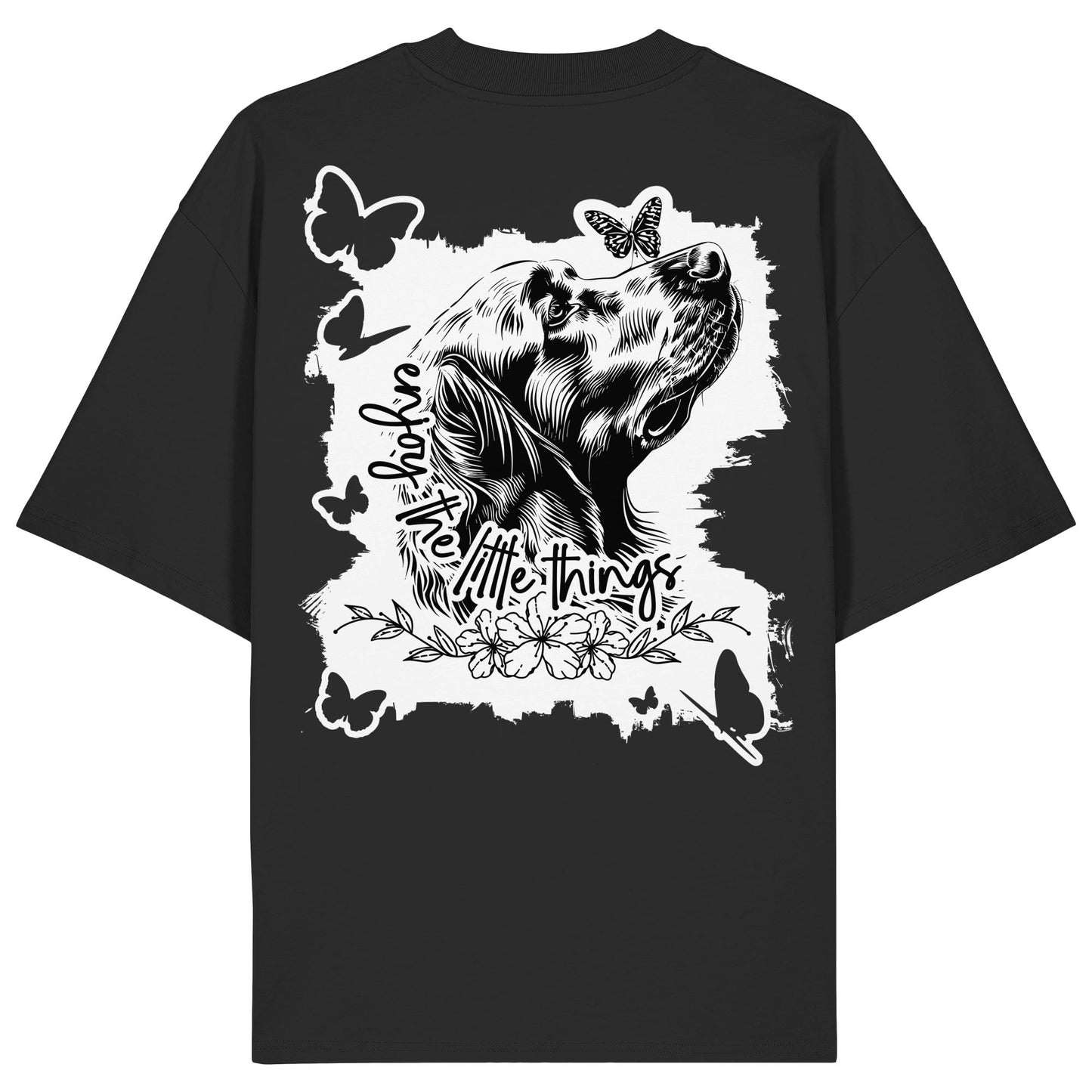 Golden Retriever - enjoy the little things - Organic Oversize Shirt