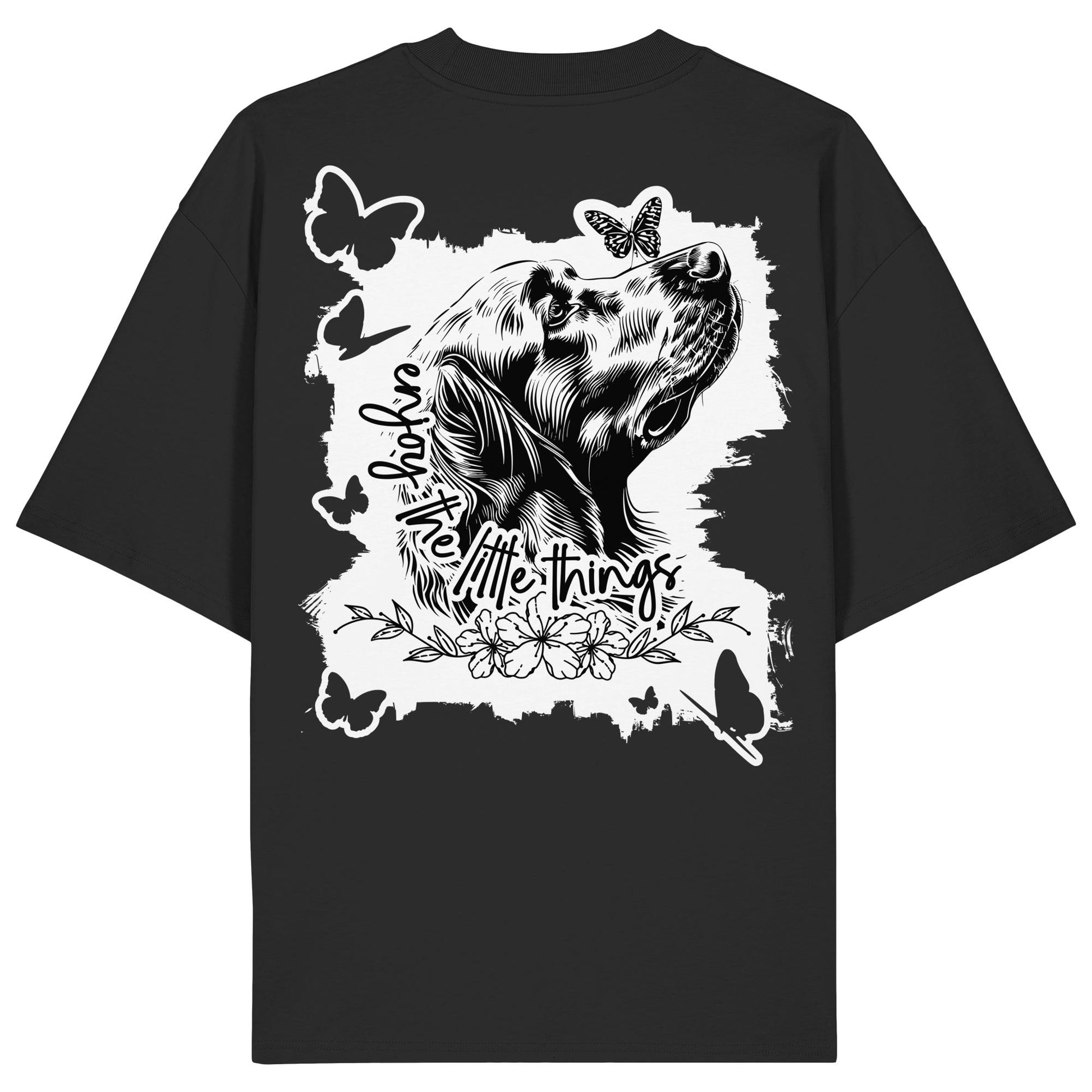 Golden Retriever - enjoy the little things - Organic Oversize Shirt