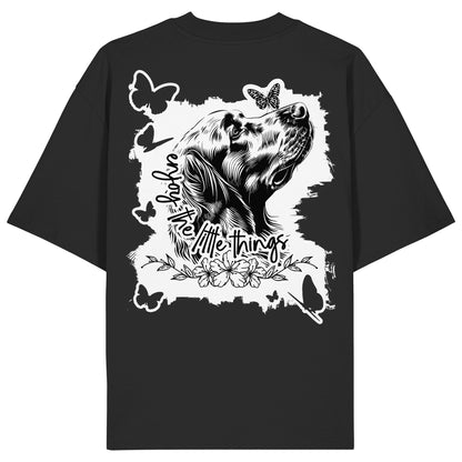 Golden Retriever - enjoy the little things - Organic Oversize Shirt