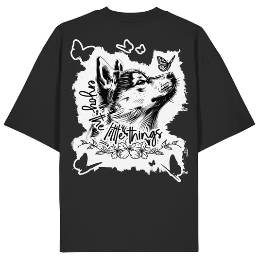Shiba Inu - enjoy the little things - Organic Oversize Shirt