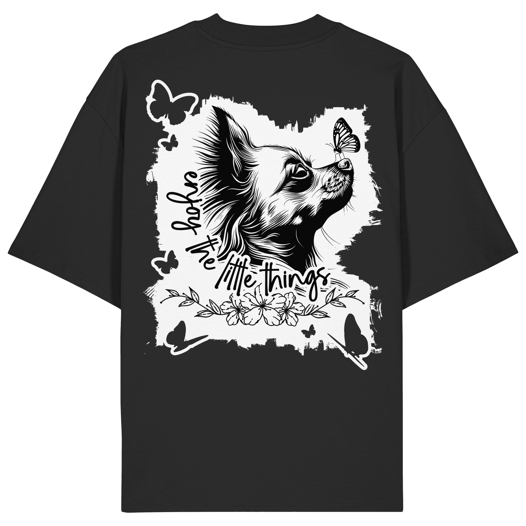 Chihuahua (Langhaar) - enjoy the little things - Organic Oversize Shirt