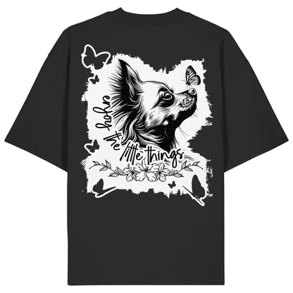 Chihuahua (Langhaar) - enjoy the little things - Organic Oversize Shirt