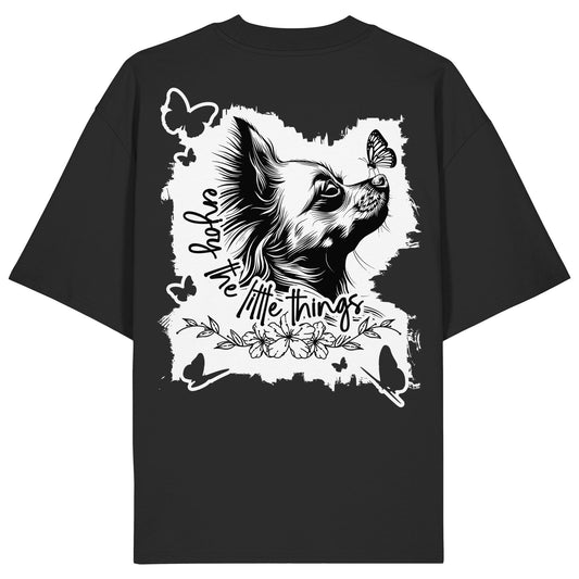 Chihuahua (Langhaar) - enjoy the little things - Organic Oversize Shirt