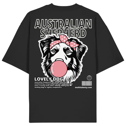 Bubble Gum Aussie (rosa) - Organic Oversize Shirt