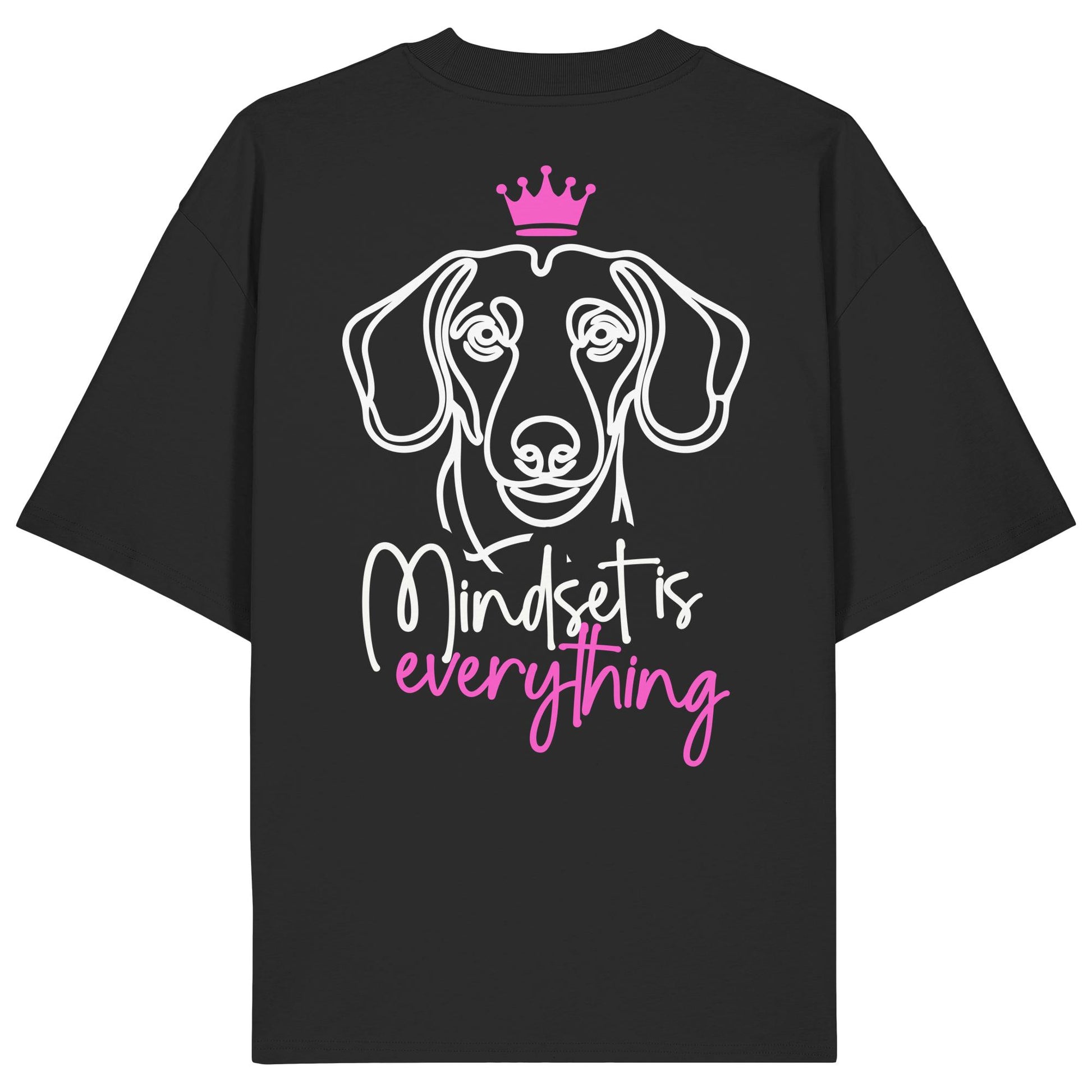 Dackel (Kurzhaar) - Mindset is everything - Organic Oversize Shirt