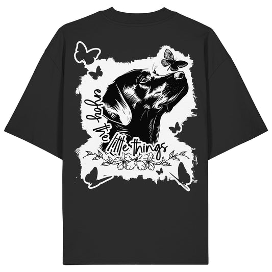 Labrador - enjoy the little things - Organic Oversize Shirt
