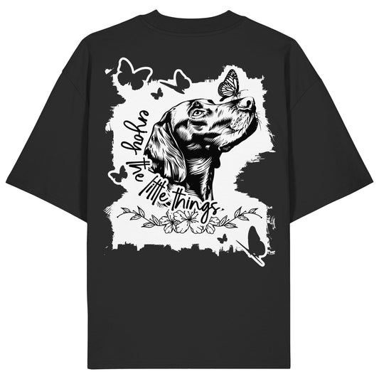 Vizsla - enjoy the little things - Organic Oversize Shirt