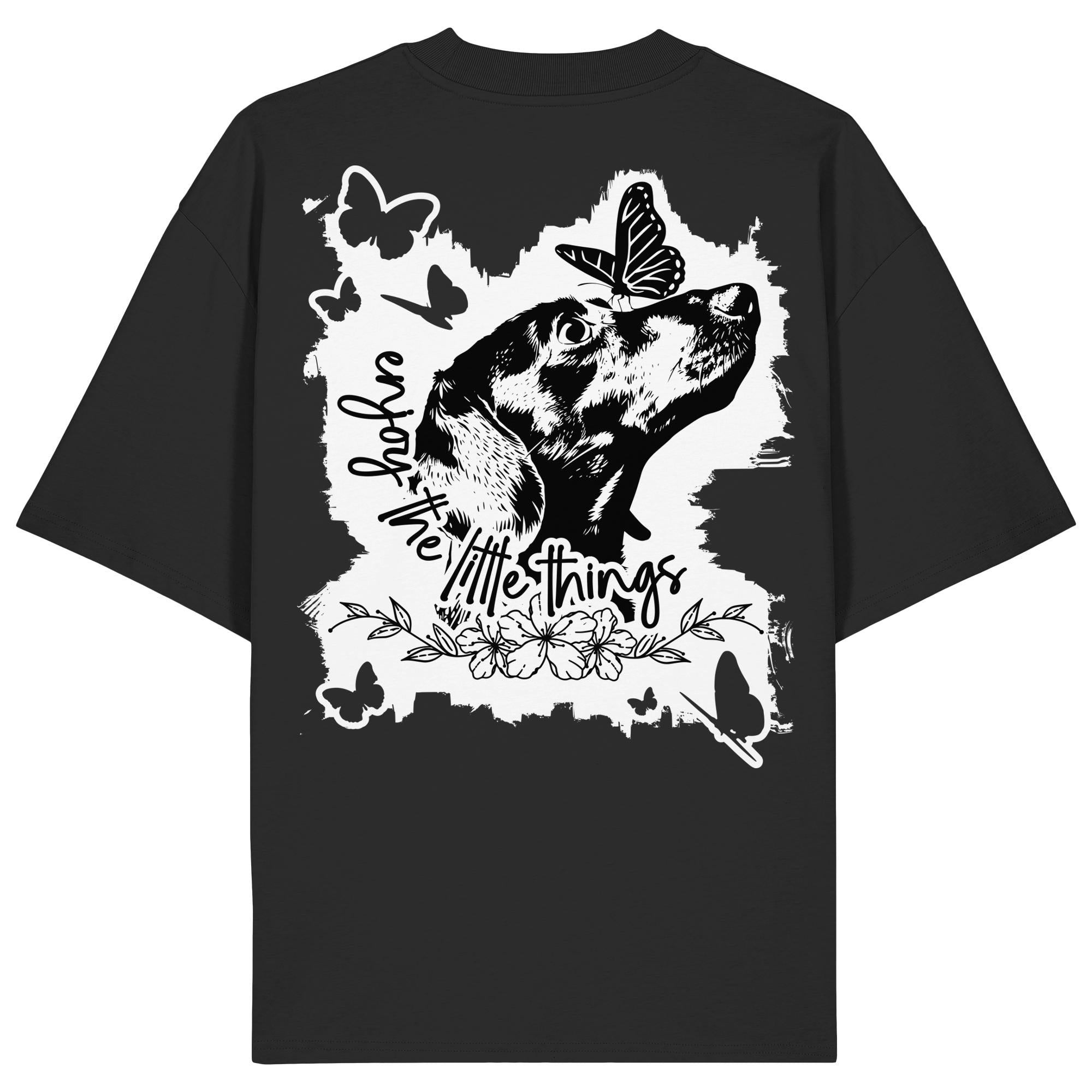 Dackel (Kurzhaar) - enjoy the little things - Organic Oversize Shirt