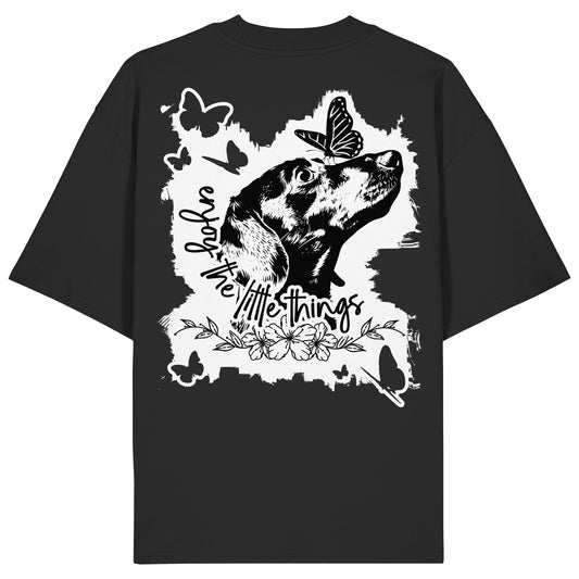 Dackel (Kurzhaar) - enjoy the little things - Organic Oversize Shirt