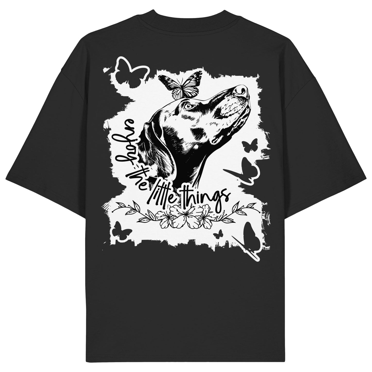 Weimaraner - enjoy the little things - Organic Oversize Shirt